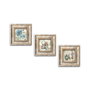 Wallity Huhu319 Cuadro Decorativo en MDF de 30 x 30 cm (3 Piezas)